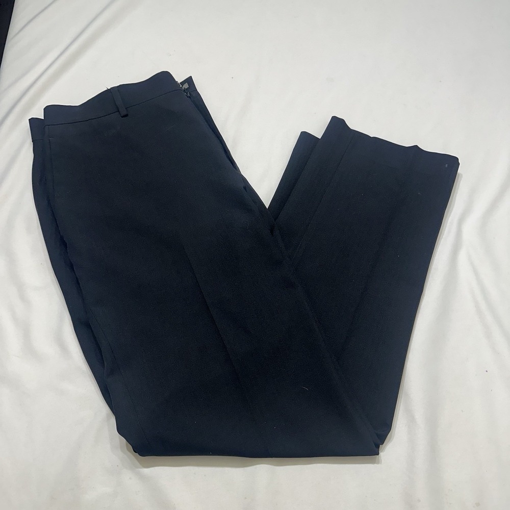 John Henry Men's 36x32 Dress Pants Black Herringbone Classic Fit Polyester‎